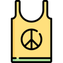 garment,clothing,fashion,clothes,music and multimedia,miscellaneous,peace,sleeveless shirt